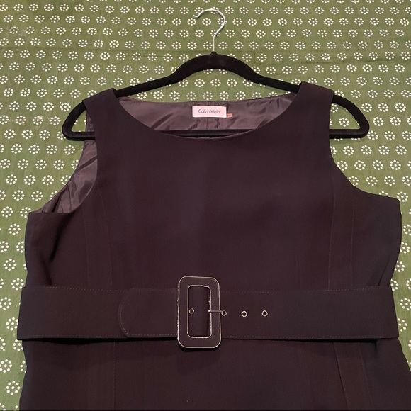 Calvin Klein sleeveless little black dress size 12 - Picture 4 of 7